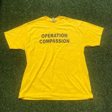 VTG 00’s Operation Compassion Yellow Tee - image 1