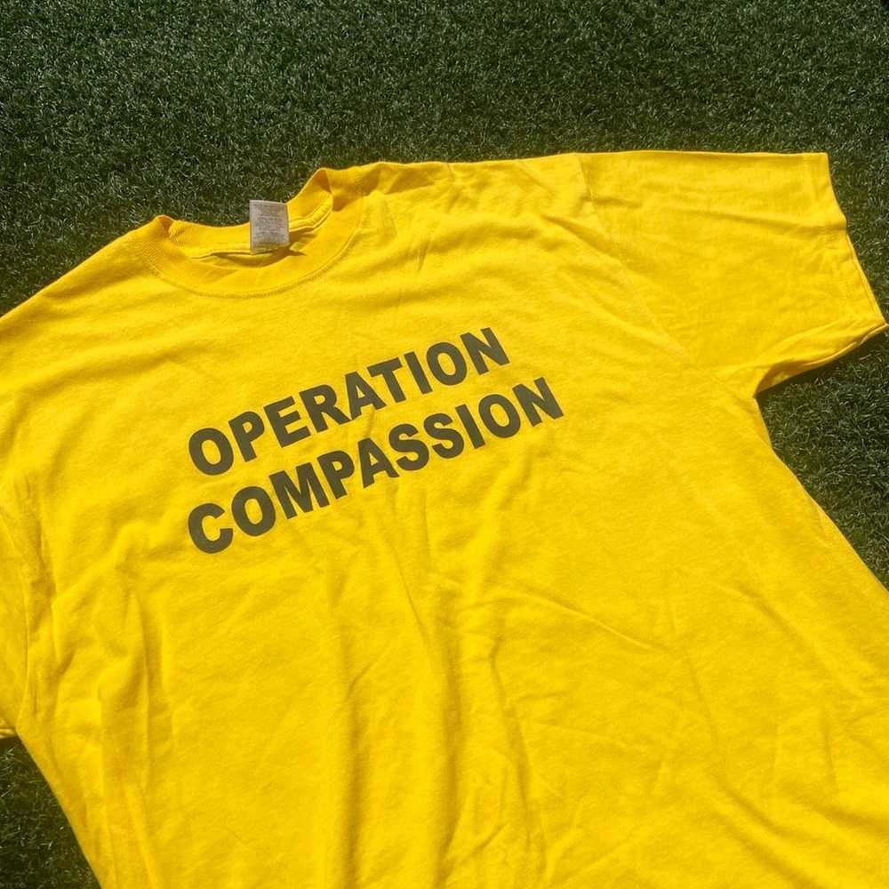 VTG 00’s Operation Compassion Yellow Tee - image 3