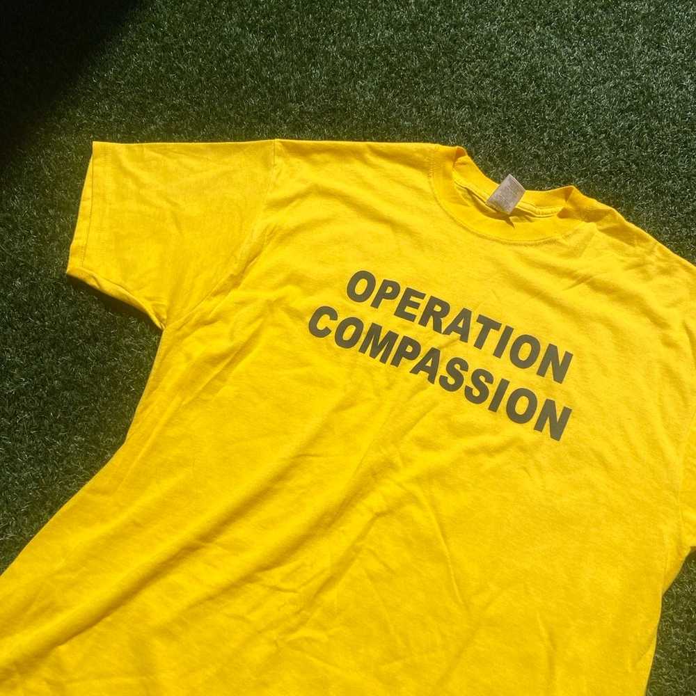 VTG 00’s Operation Compassion Yellow Tee - image 4