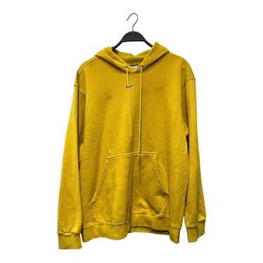 NIKE/Hoodie/L/Cotton/YEL/Center Swoosh Hoodie - image 1