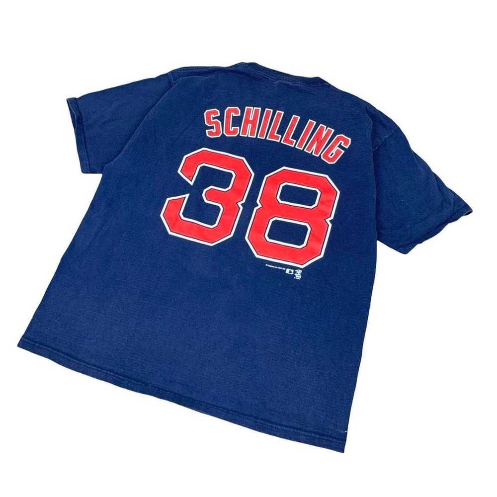 Vintage Boston Red Sox Curt Schilling T-shirt Siz… - image 2