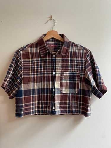 Original Madras Trading Company Crop Madras Top (3