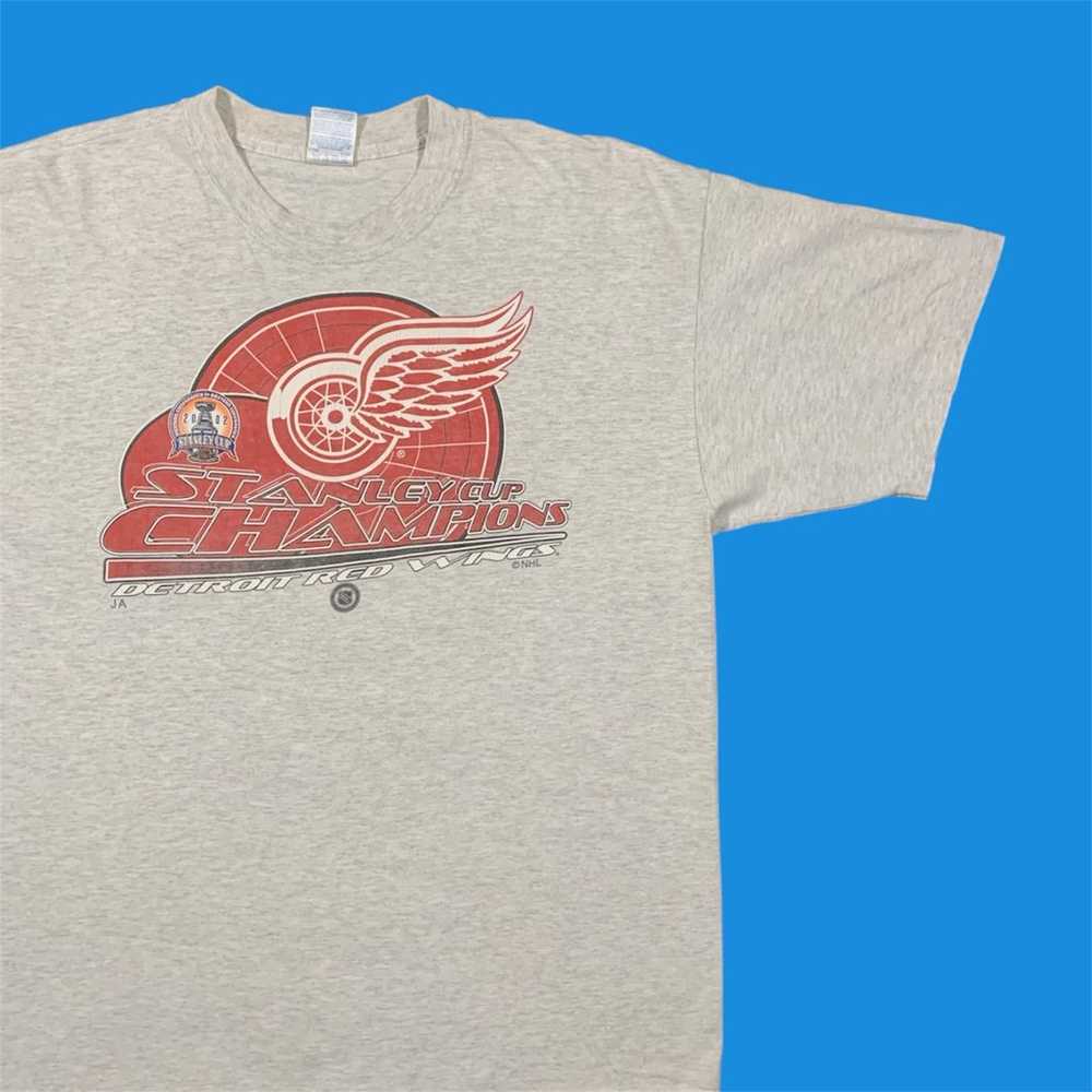 Vintage Detroit Red Wings NHL Hockey Stanley Cup … - image 2