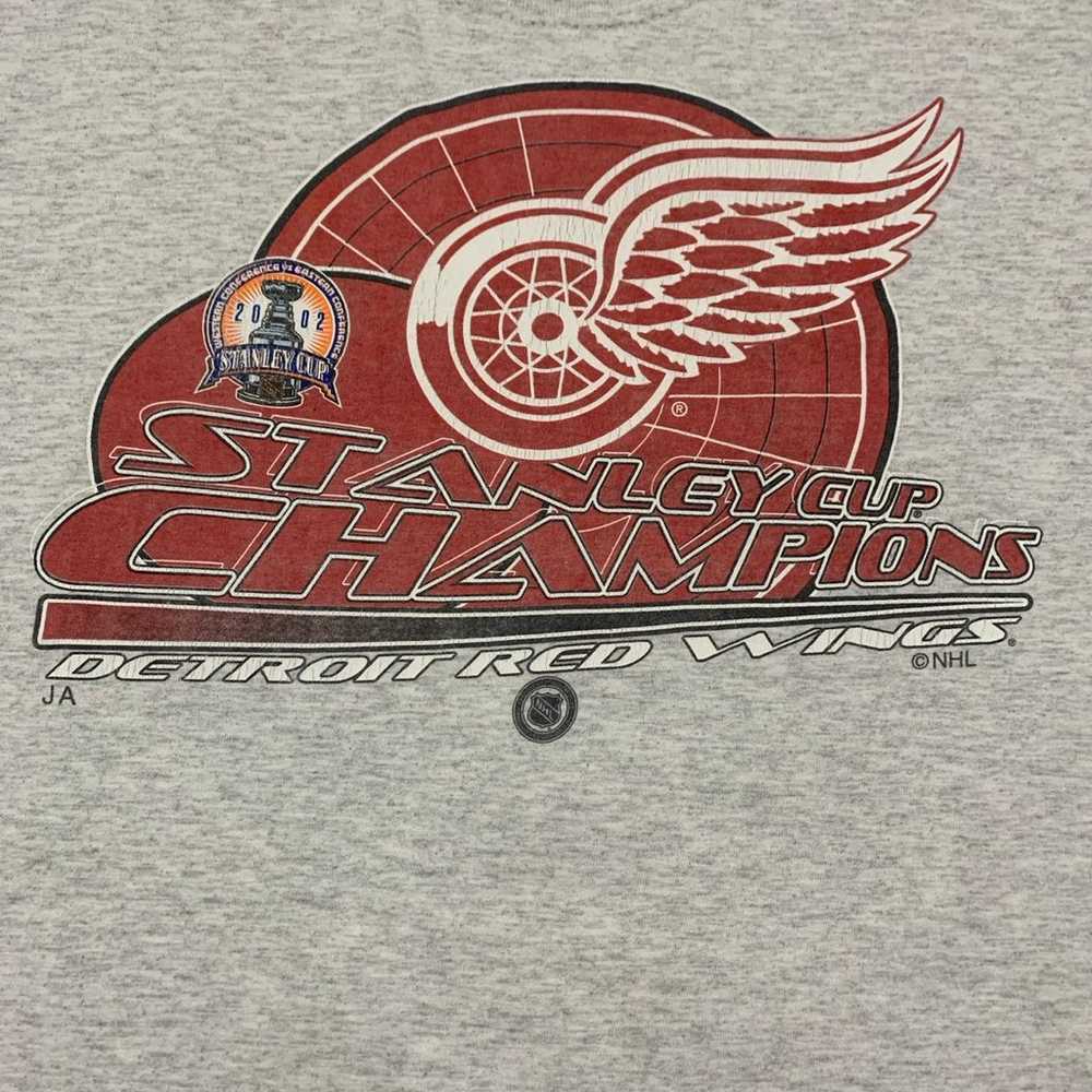 Vintage Detroit Red Wings NHL Hockey Stanley Cup … - image 4