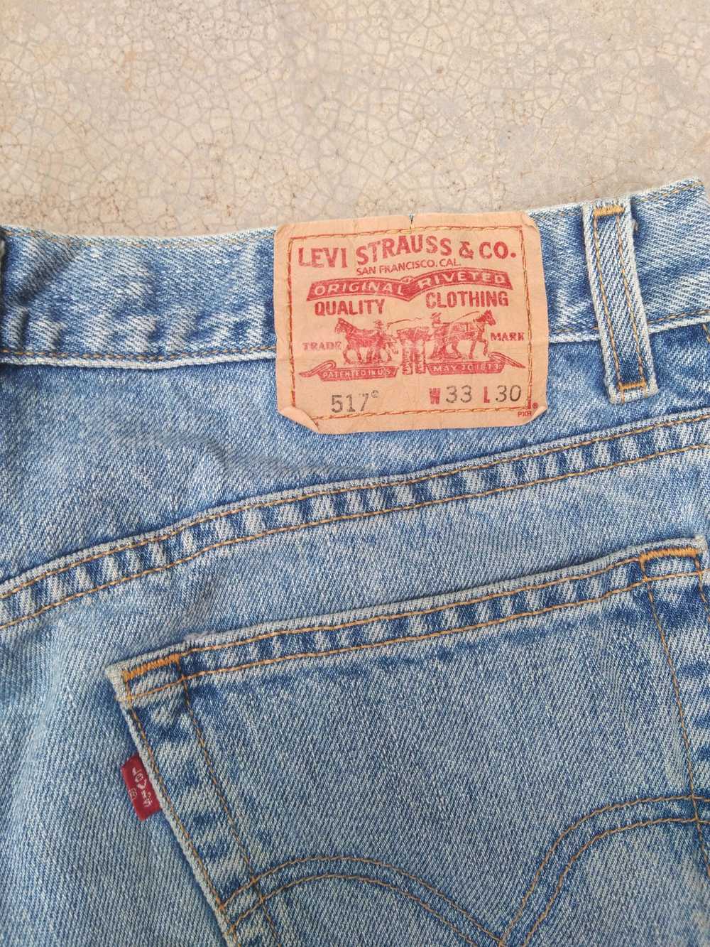 Jean × Levi's × Vintage Vintage Levi's 517 Boot C… - image 4