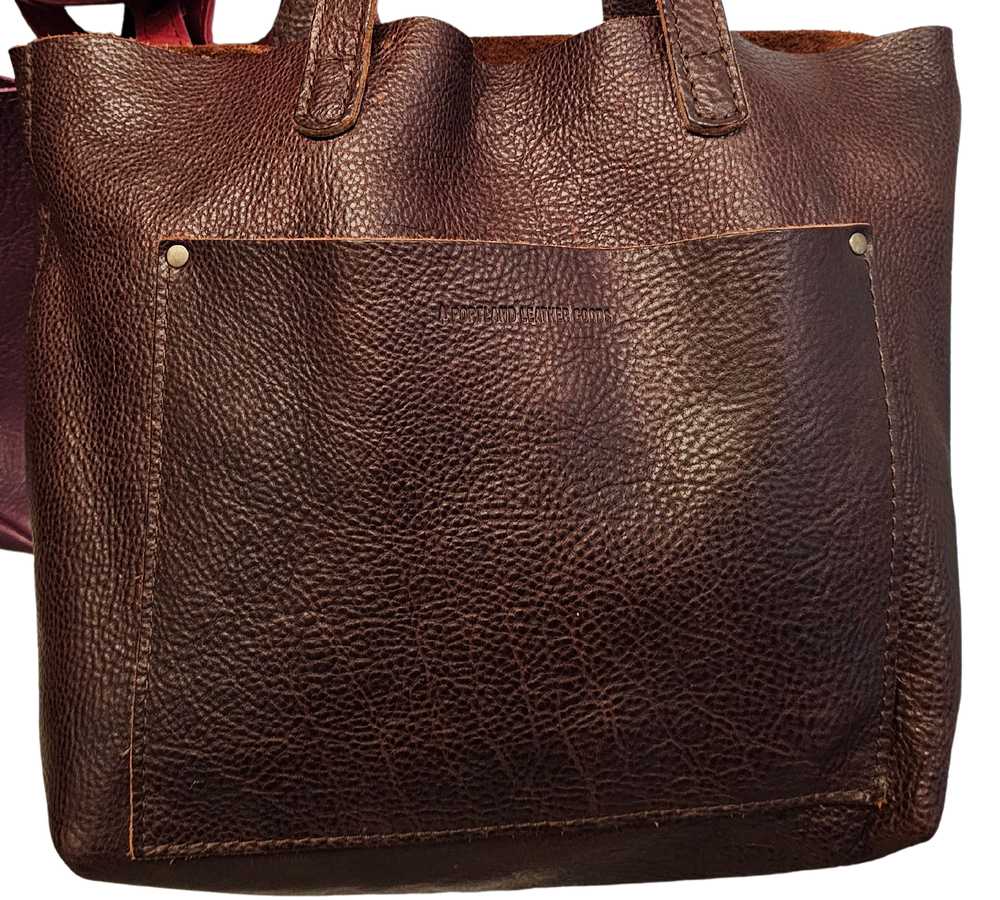 Portland Leather Medium Crossbody Tote - image 1