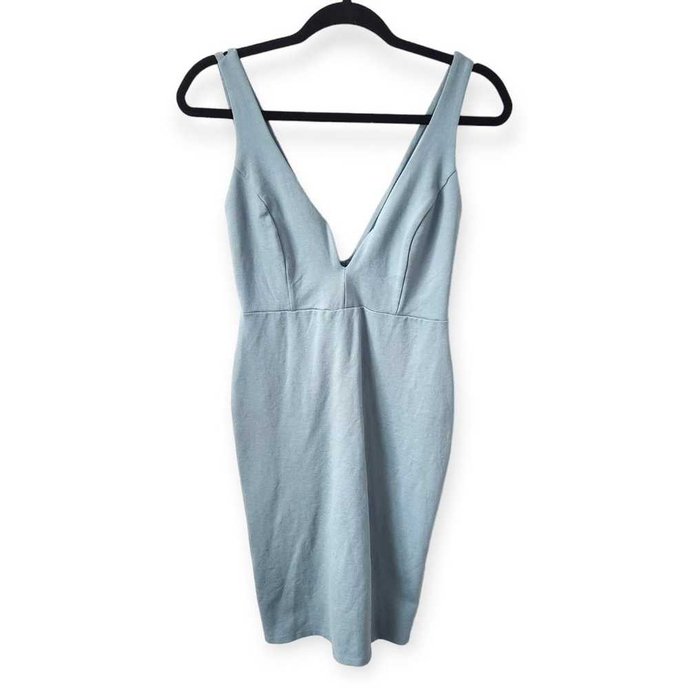 LuLu's Light Blue Strappy Bodycon Dress Size Large - image 1