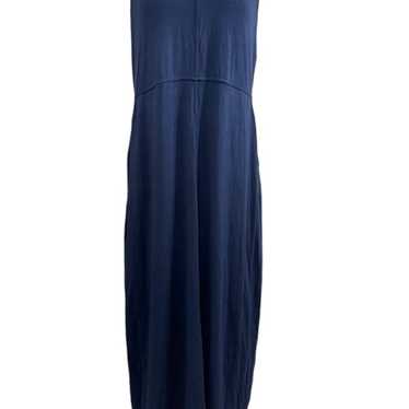 Women's J.Jill Navy Maxi Dress L Petite