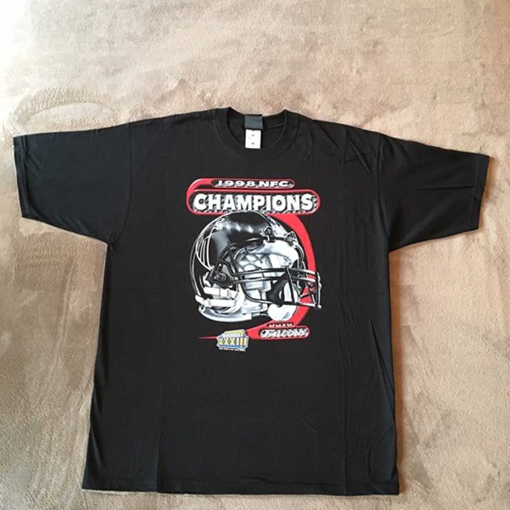 1998 NFC Champions Atlanta Falcons Tee Shirt - image 1