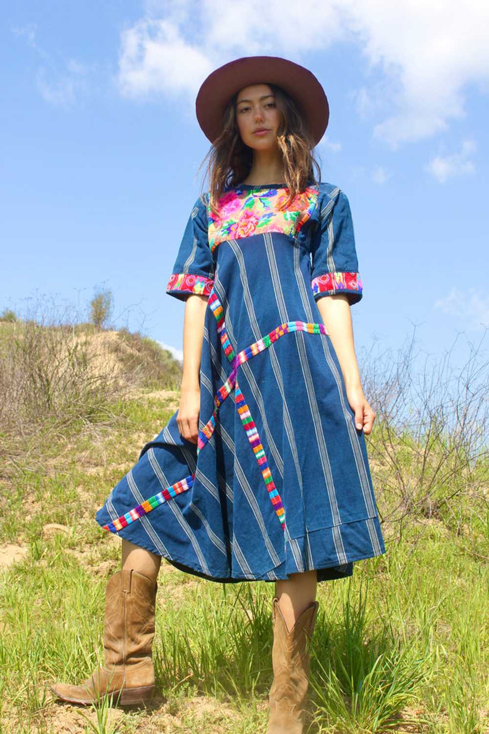 SALE 1970s Artisan Made Guatemalan Huipil Dress - image 1