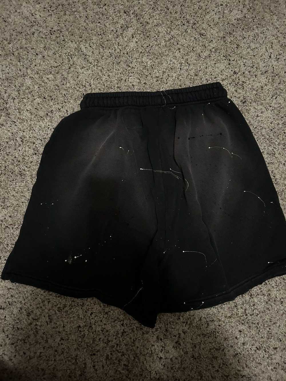 HELLSTAR BLACK HELLSTAR Distressed Shorts | Size … - image 2