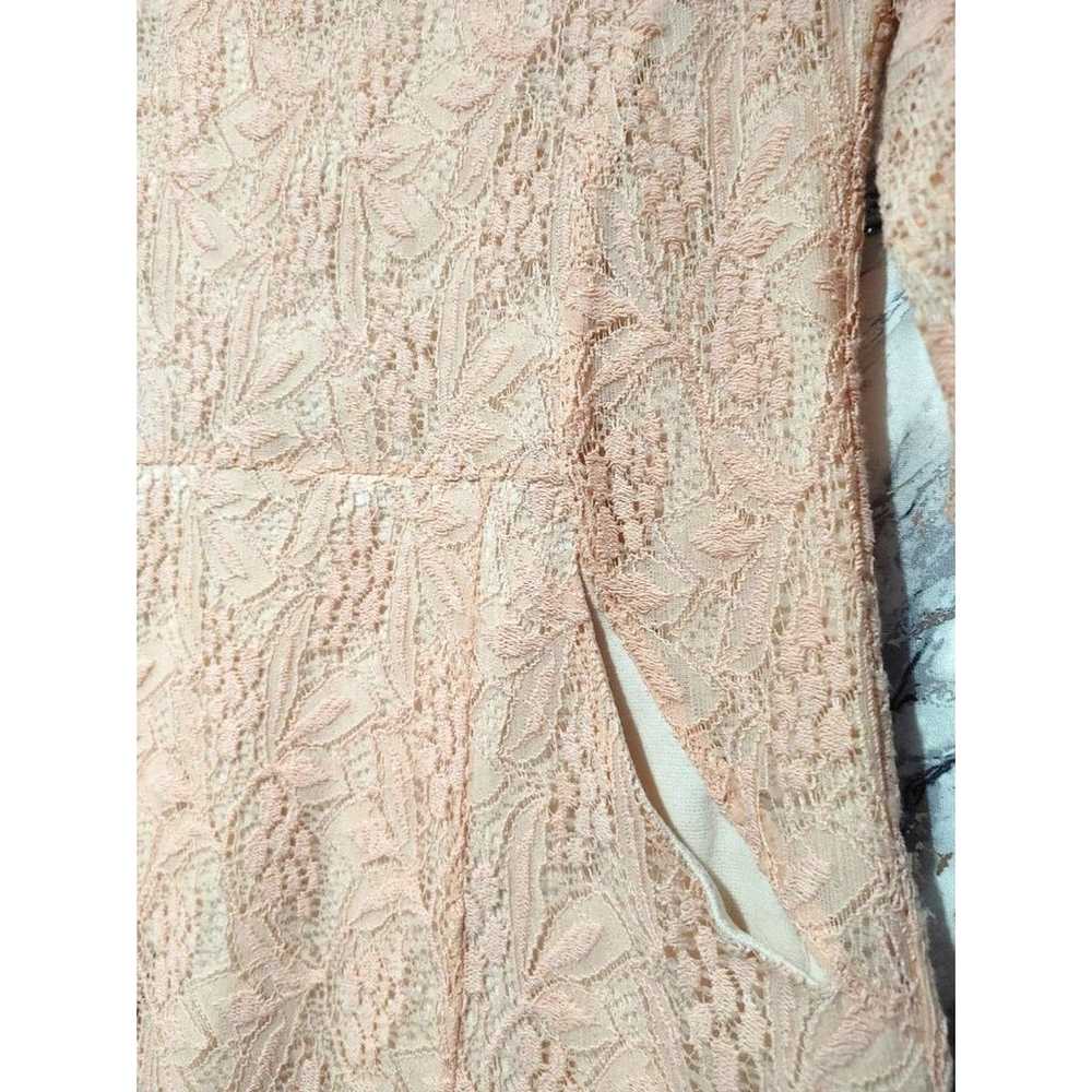 Anthropologie Maeve peach pink lace dress - image 2