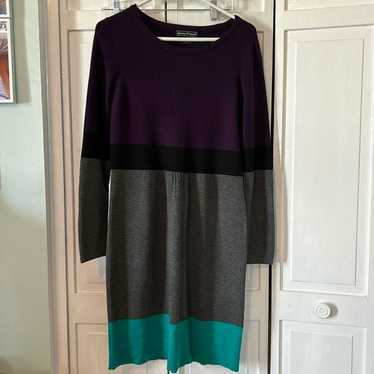 Jessica Howard colorblock sweater dress.  Size M