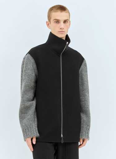 Jil Sander Knit-Sleeves Wool Jacket