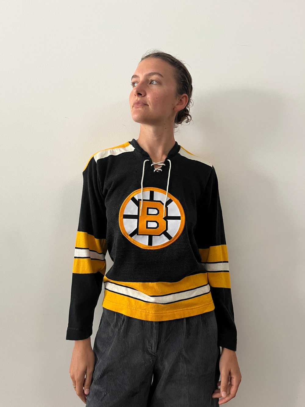 70s Boston Bruins Hockey Jersey - image 1