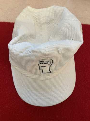 Brain Dead Brain Dead White Cord hat