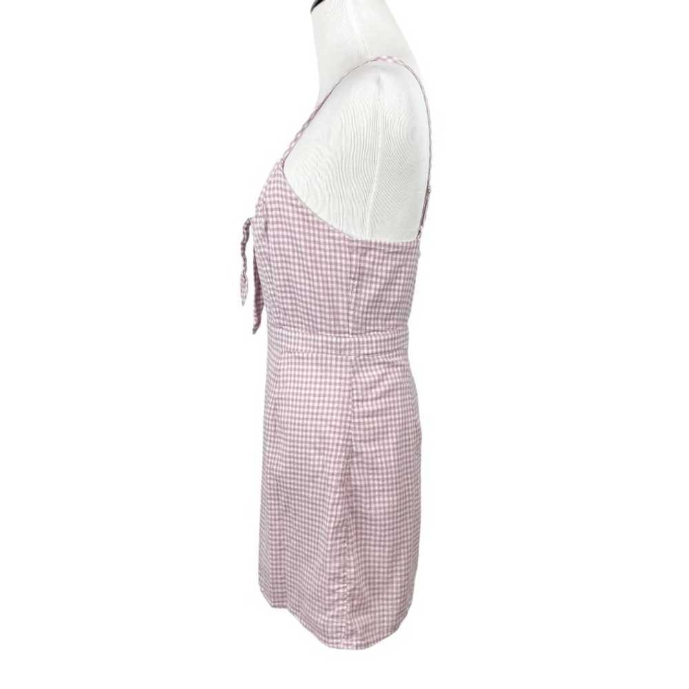 Lulu's Music City White Lavender Gingham
Tie-Fron… - image 5