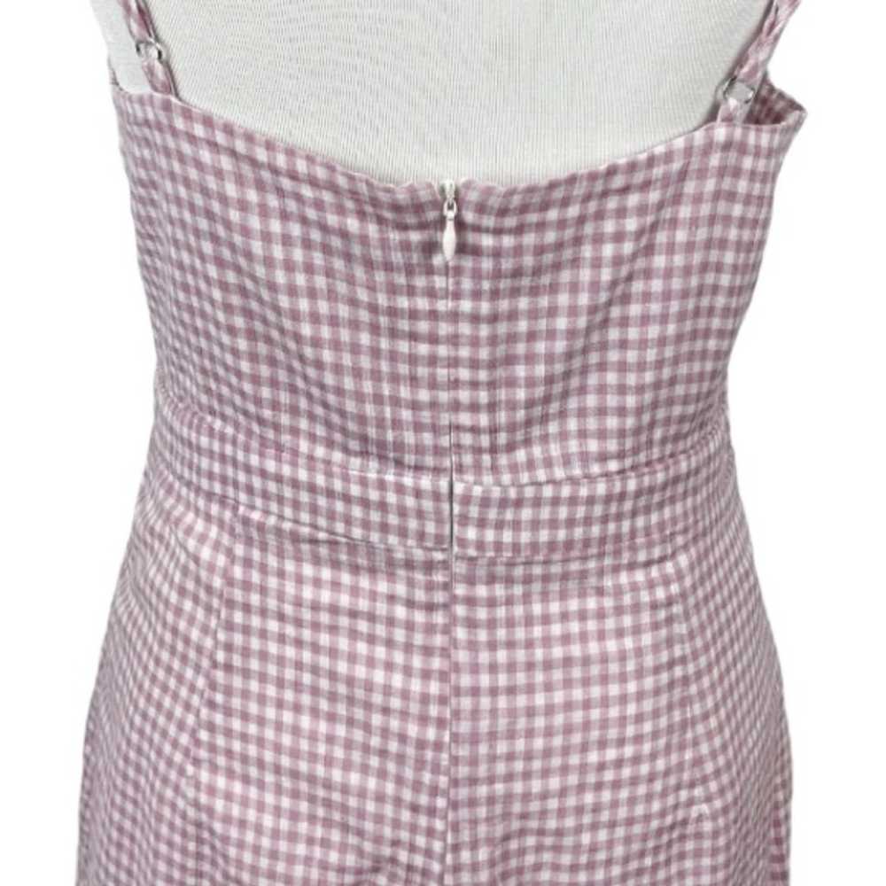 Lulu's Music City White Lavender Gingham
Tie-Fron… - image 7