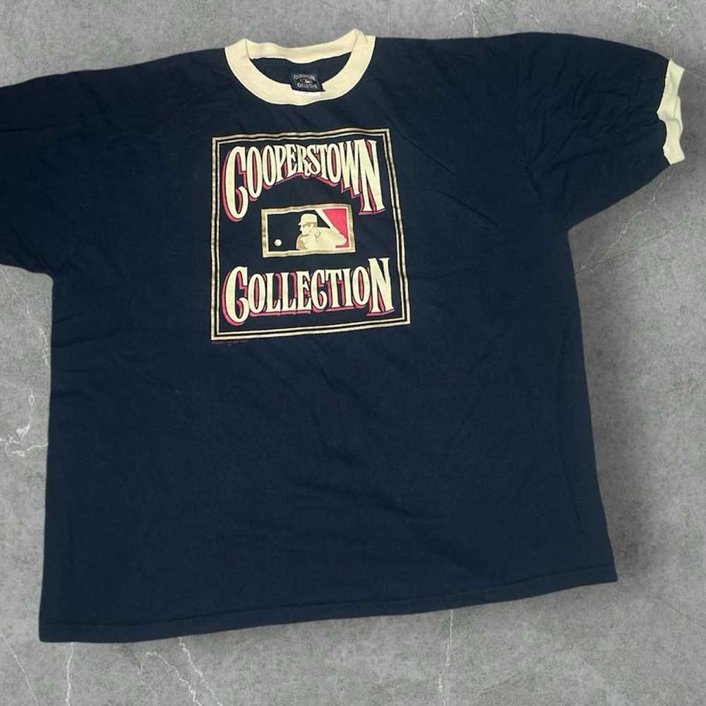 2003 Navy and yellow Cooperstown collection ringe… - image 1