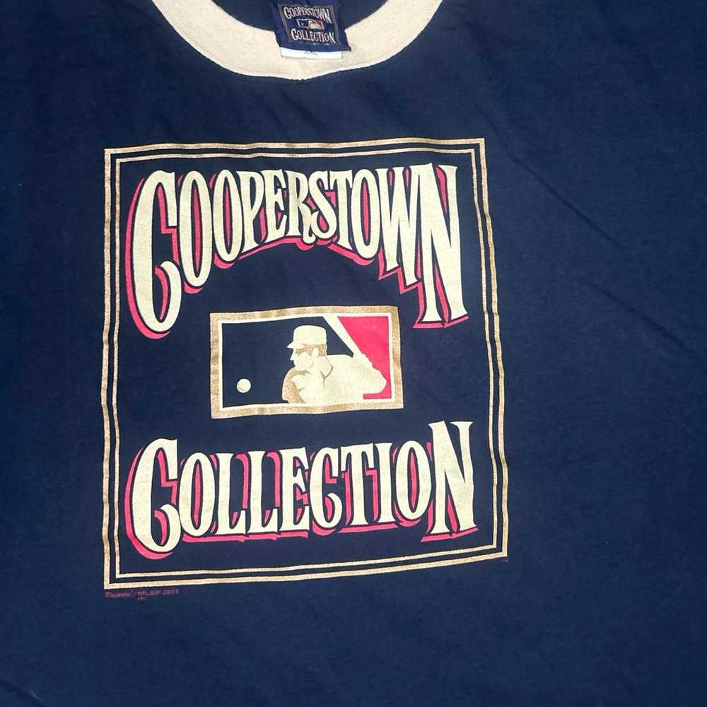 2003 Navy and yellow Cooperstown collection ringe… - image 2