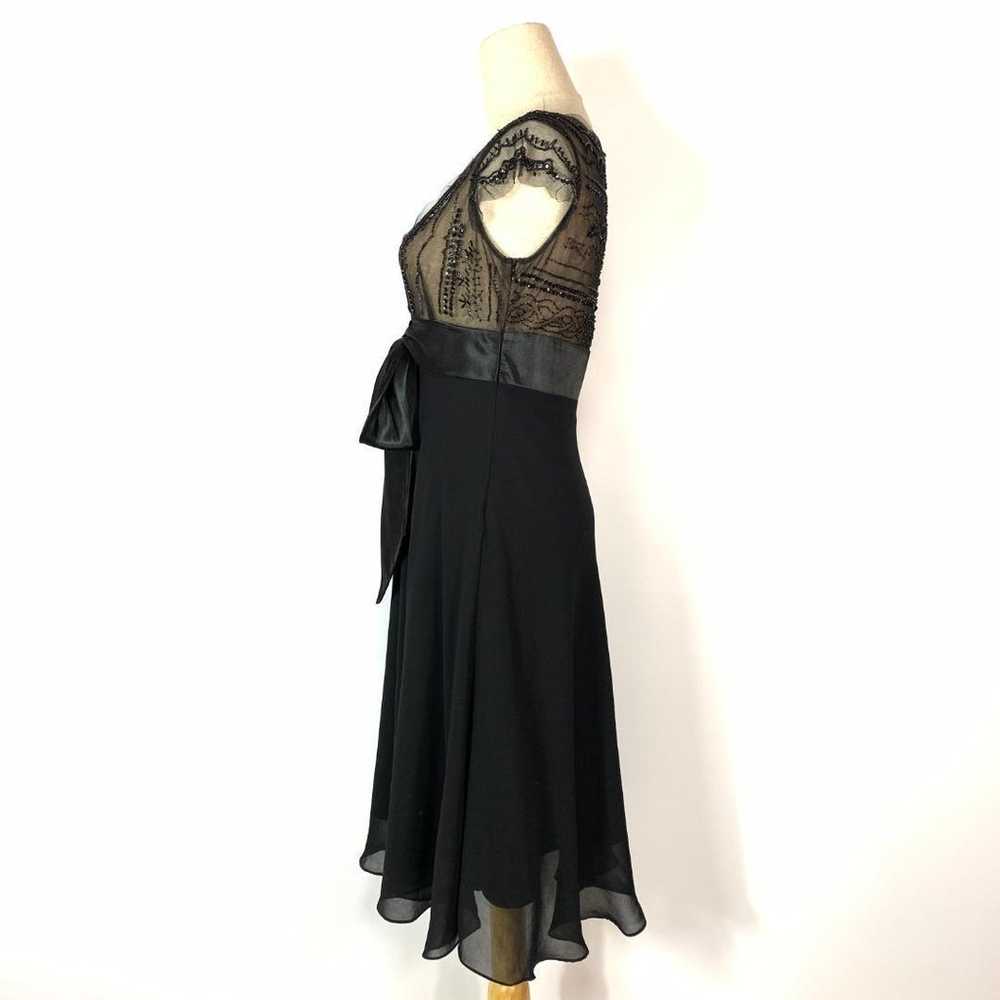 BCBG MAXAZRIA Sheer One-Piece Dress Black Size 4 … - image 2