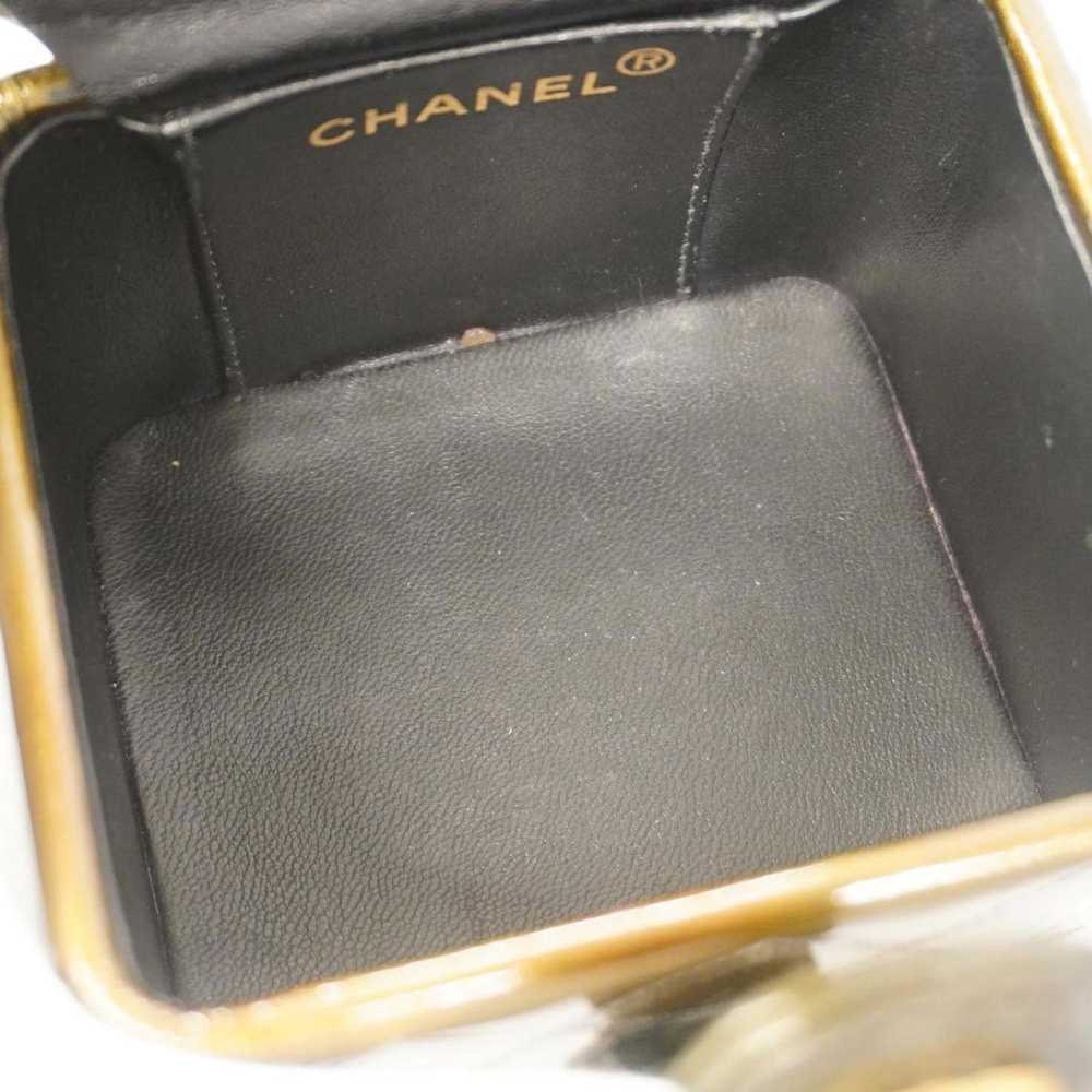 Chanel Vanity Khaki Patent Leather Handbag (Pre-O… - image 5