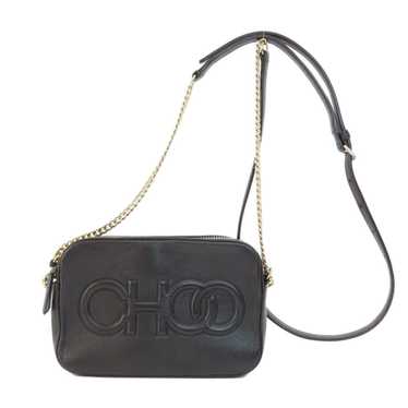 Jimmy Choo Black Leather Shoulder Bag (Pre-Owned) - image 1