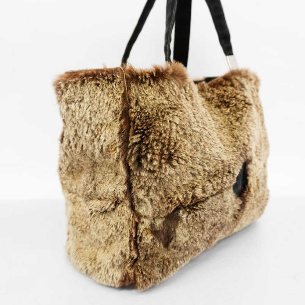 Chanel Cabas Brown Fur Tote Bag (Pre-Owned) - image 4