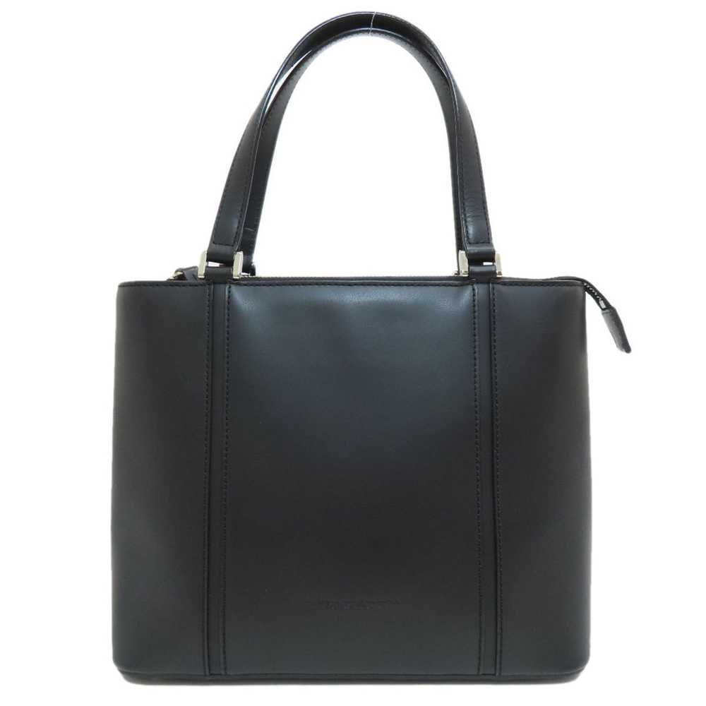 Burberry Nova Check Black Leather Handbag (Pre-Ow… - image 9