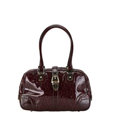 Gucci Horsebit Brown Patent Leather Handbag (Pre-… - image 1