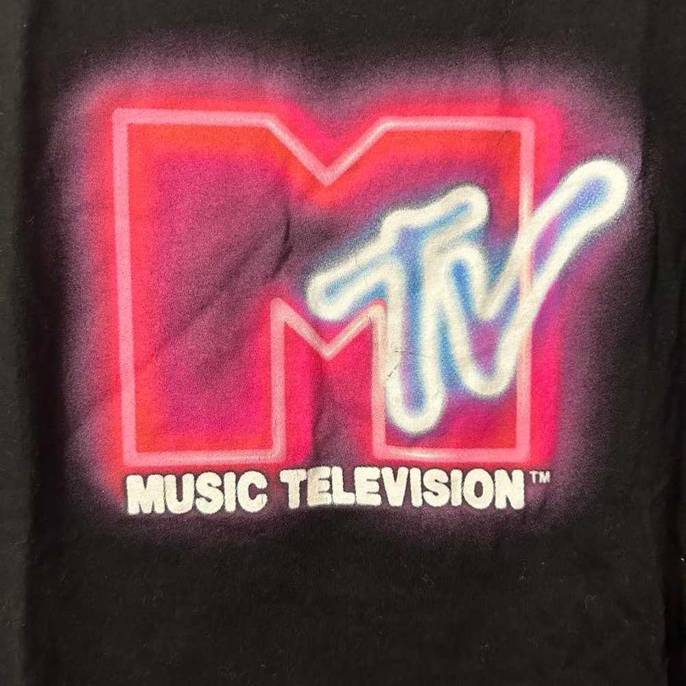 MTV black short-sleeved T-shirt UNIQLO - image 2