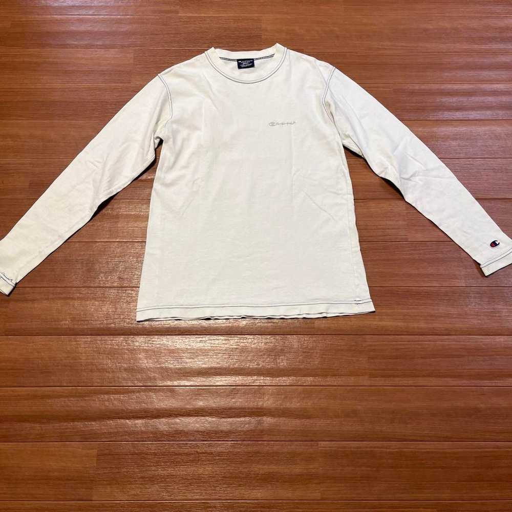 Champion Long Sleeve T-shirt Training Shirt Long … - image 3