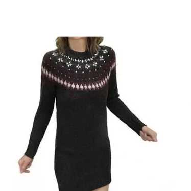 J.Crew Womens Jewel Embellished Fair Isle Sweater… - image 1