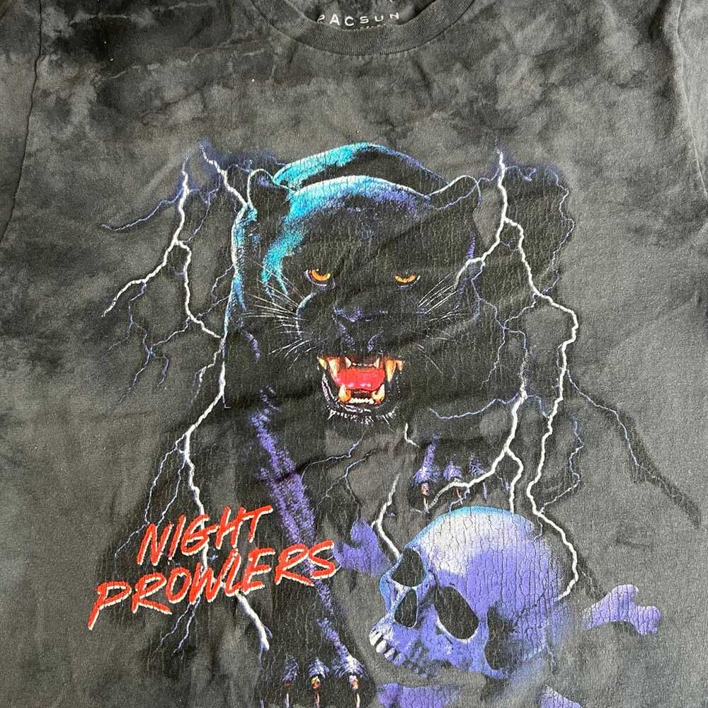 Mens Night Prowlers Vintage T-Shirt Black | PacSu… - image 2