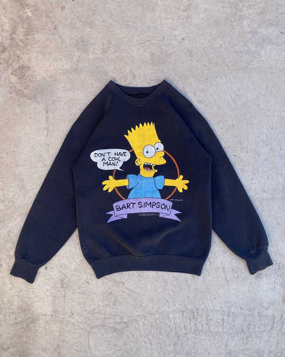 The Simpsons × Vintage 1990 The Simpsons Sweatshi… - image 1