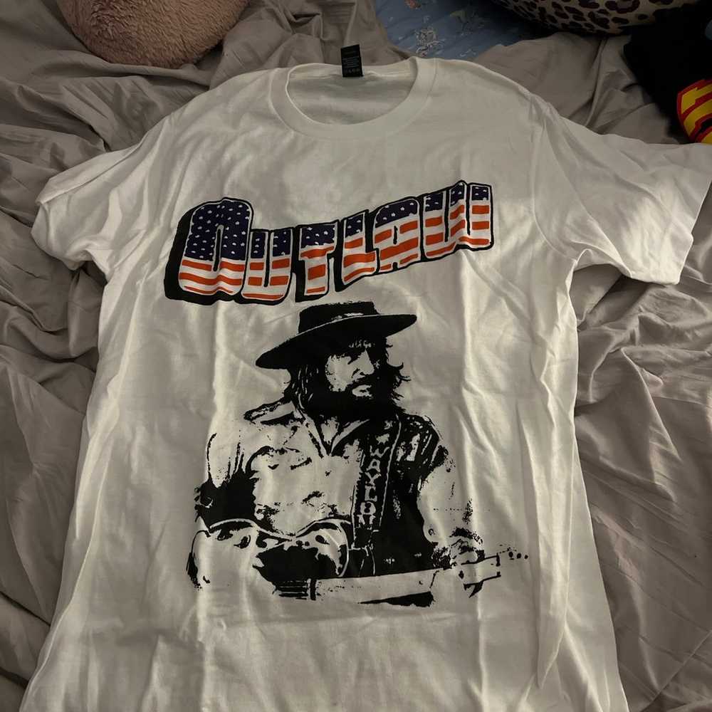 Waylon Jennings tee - image 1