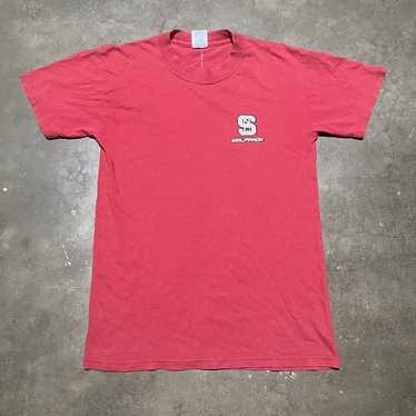 Vintage Y2k NC State University Wolfpack Red T-Shi