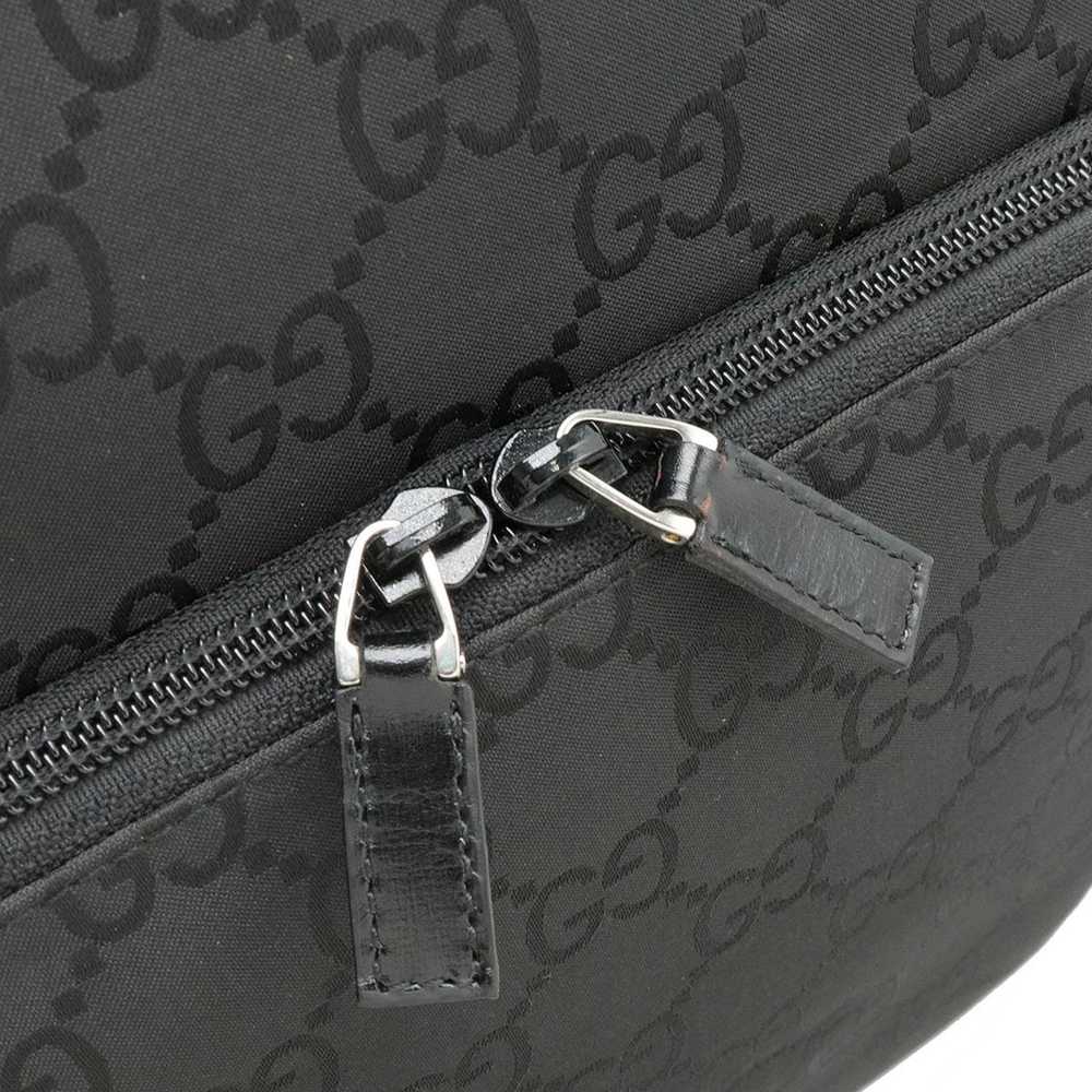 Gucci Gg Nylon Black Canvas Backpack Bag (Pre-Own… - image 7