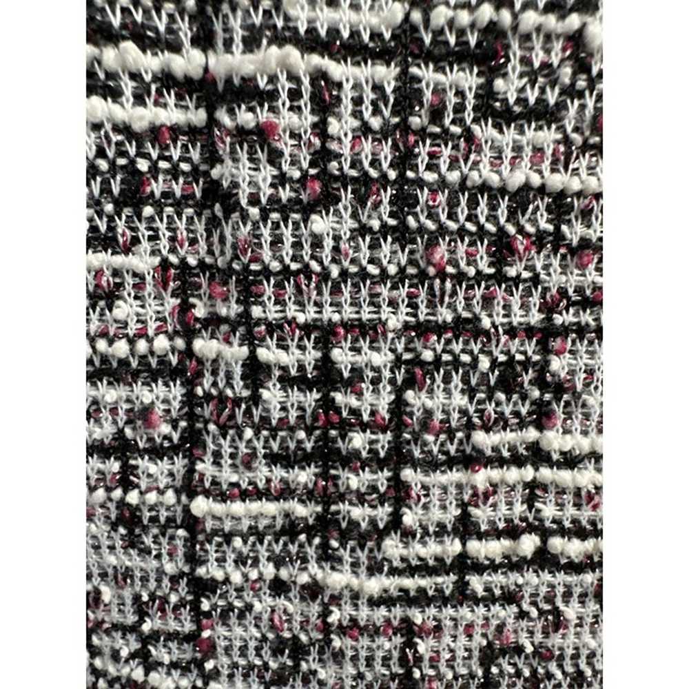 Ann Taylor LOFT Black an White Tweed Pleated Pock… - image 6