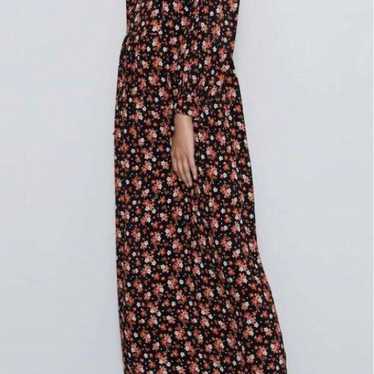 ZARA floral long dress