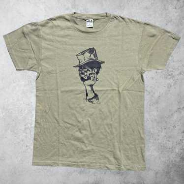 Vintage 90s Hobo Clown Resting Head Art T Shirt S… - image 1