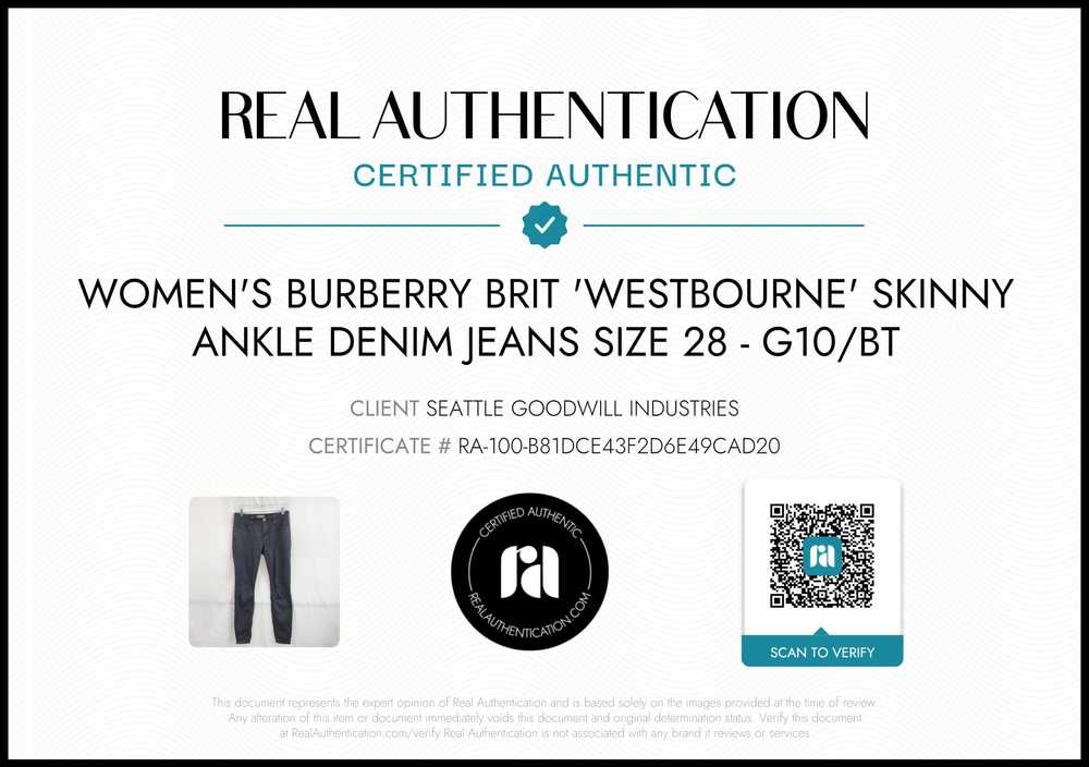 Burberry Brit Women's Westbourne Dark Blue Denim … - image 2