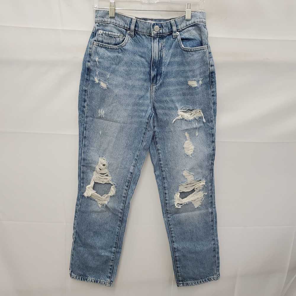 NWT Garage Denim Vintage WM's Straight Blue Distr… - image 1