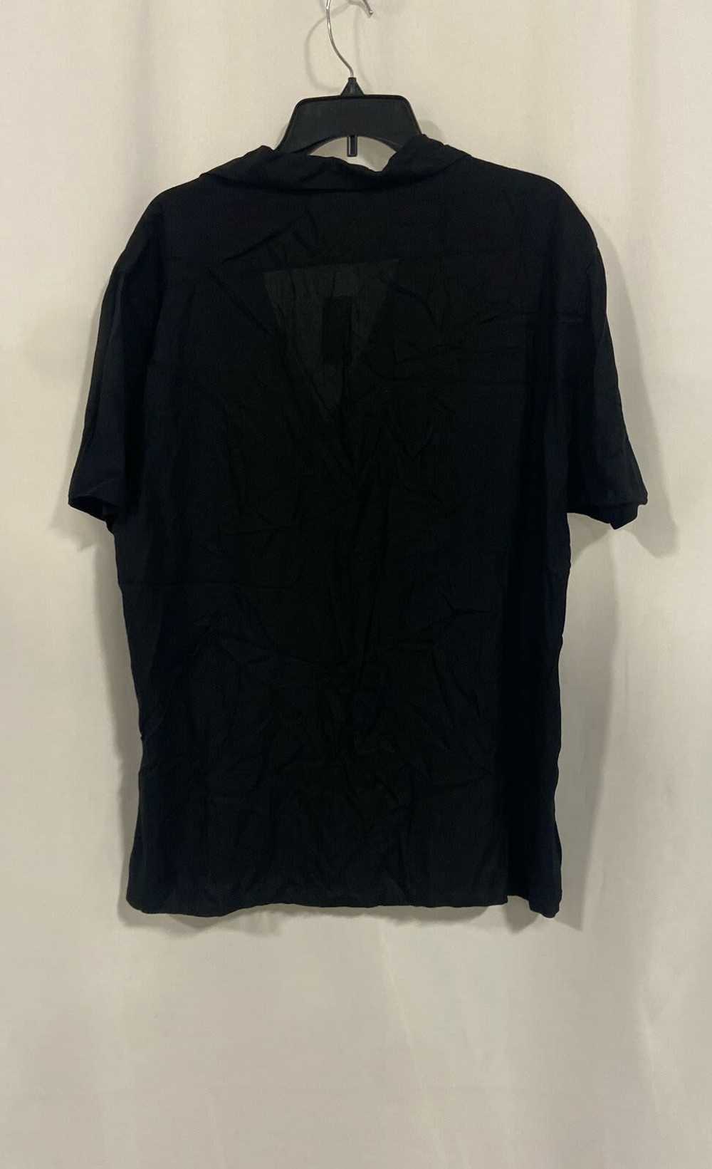 NWT Express Mens Black Classic Short Sleeve Colla… - image 2