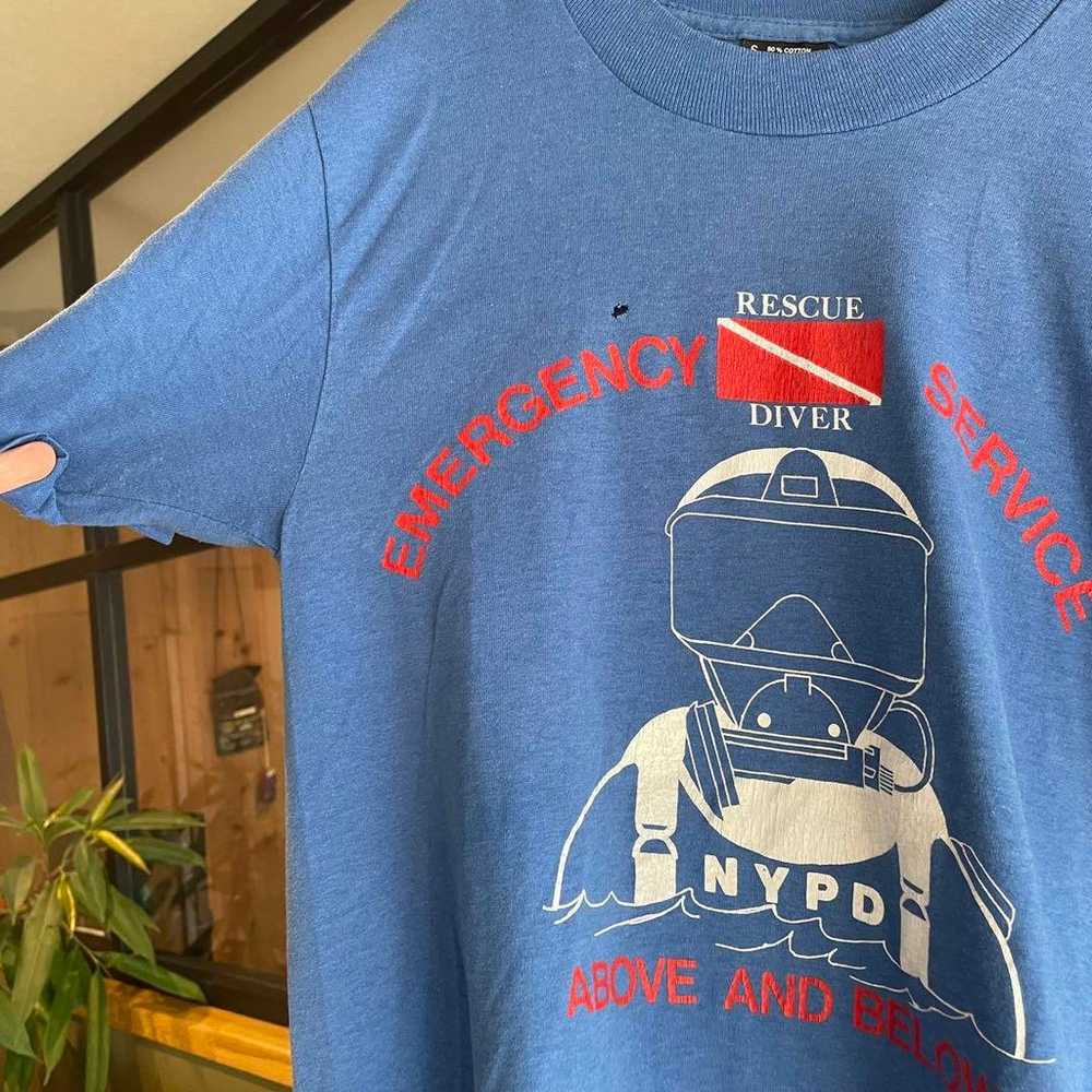 NYPD Diver T-shirt in blue color - image 3