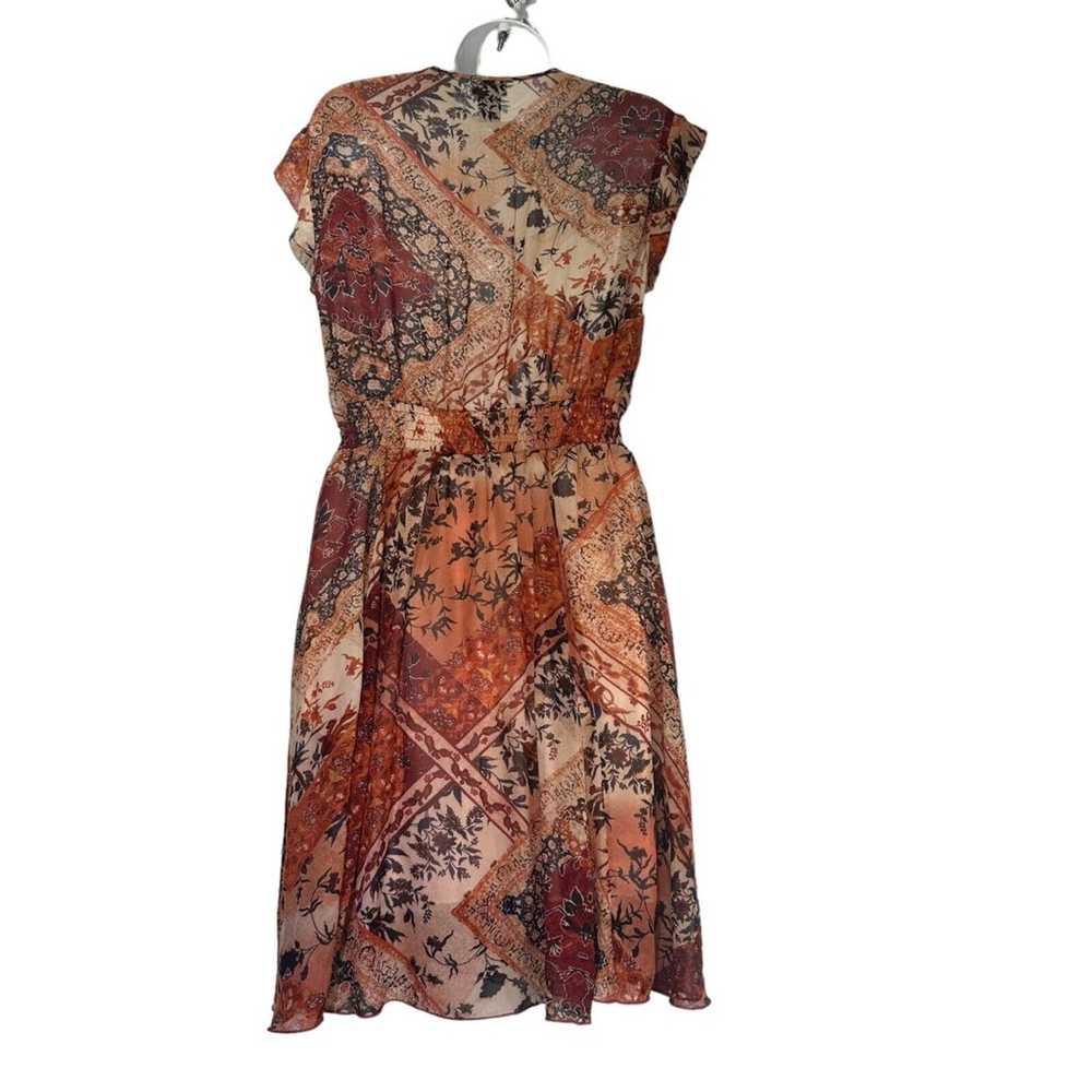 Kate and Lily Petite Floral Paisley Patchwork V-N… - image 4