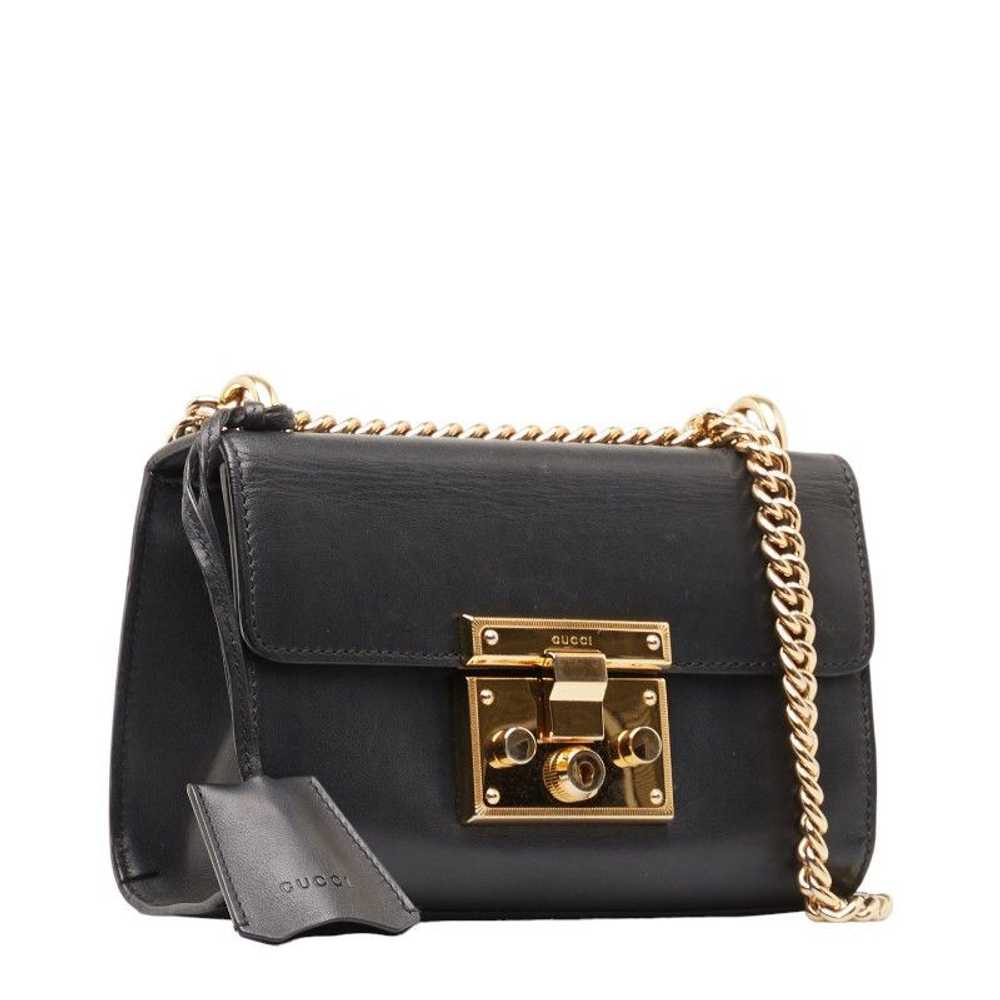 Gucci Gucci Gucci Leather Chain Shoulder Bag 4094… - image 2