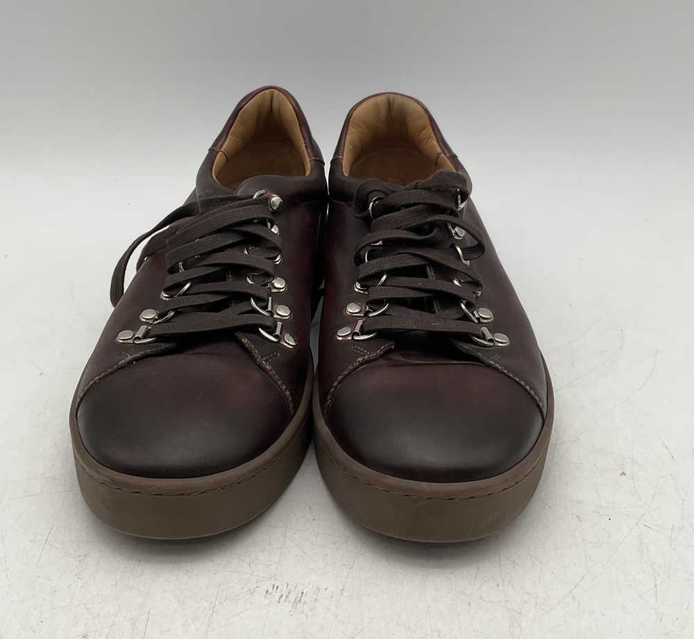 Magnanni Rocco Mid Brown Leather Low Top Sneakers… - image 3