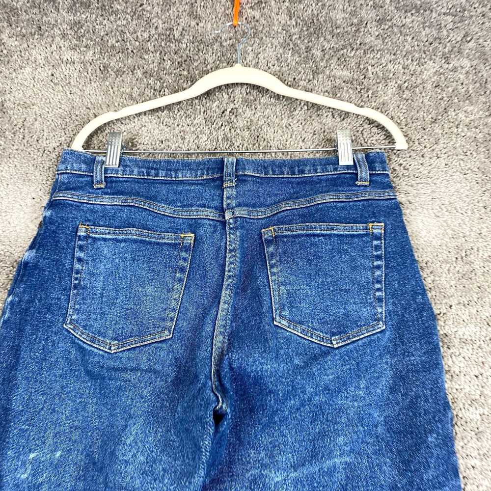 Vintage Women's Petite Blue Medium Stone Wash Mid… - image 5