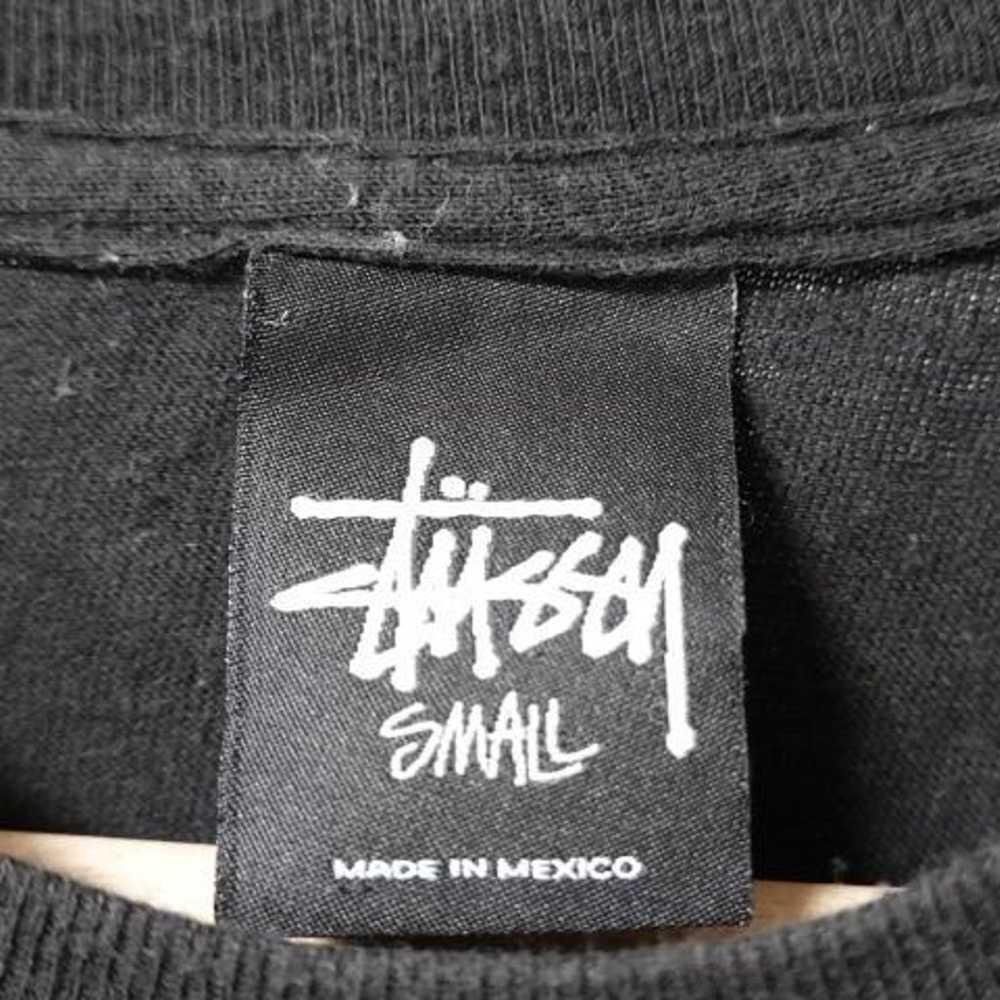 STUSSY Short-sleeved T-shirt S Black Logo - image 2